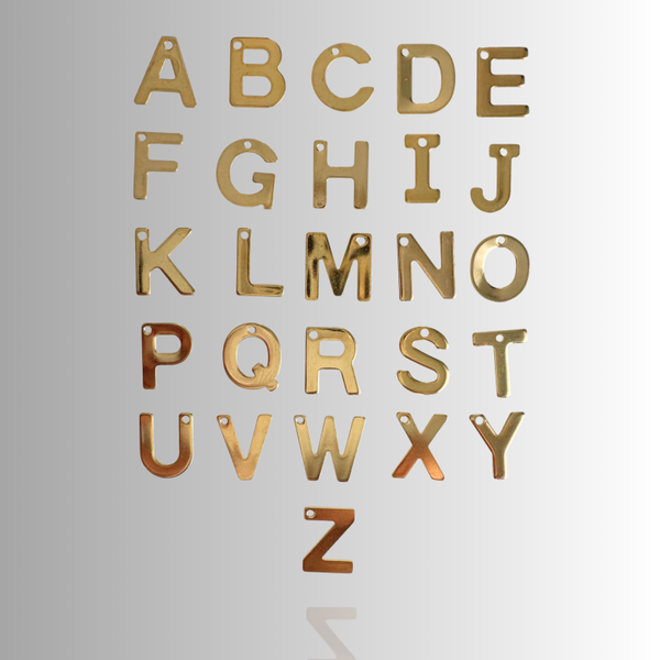 Small letter charms A-Z