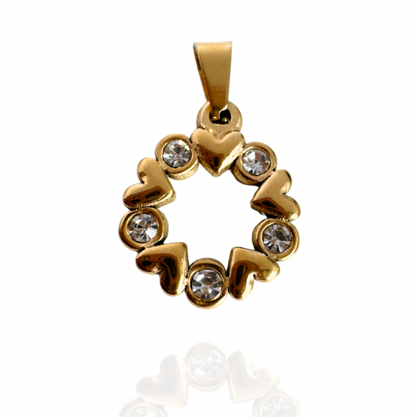 “ROUNDHEART” charm