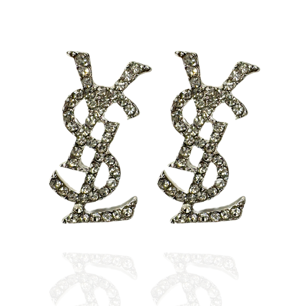 “ LOREN” Silver stone Earrings