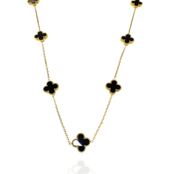 “ KLOVEE” black long Necklace