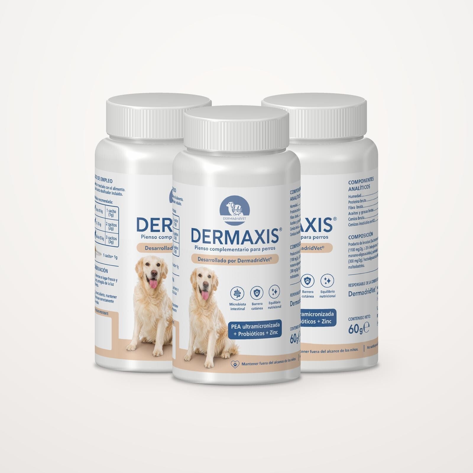 DERMAXIS- Más 25 kg (Pack de 3 botes)