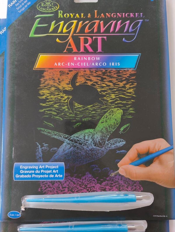 Krasplaten A4 rainbow