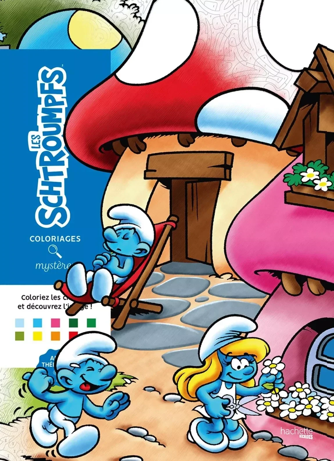 Mysterie kleurboek - De Smurfen/ Coloriages mystères - Schtroumpfs
