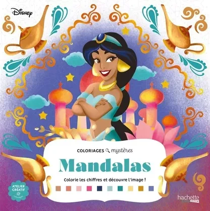 Kleurplaten - Groot Disney Mysterie Vierkant - Mandala's/ Mandalas