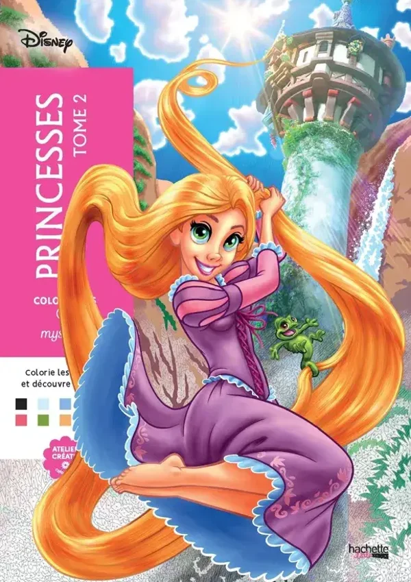 Disney Mysterie Kleurplaten - Prinsessen Deel 2/ Princesses Tome 2