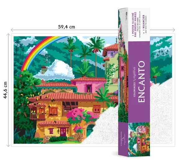 Poster - Disney Mysterie Kleurplaat - Encanto/ Poster Encanto
