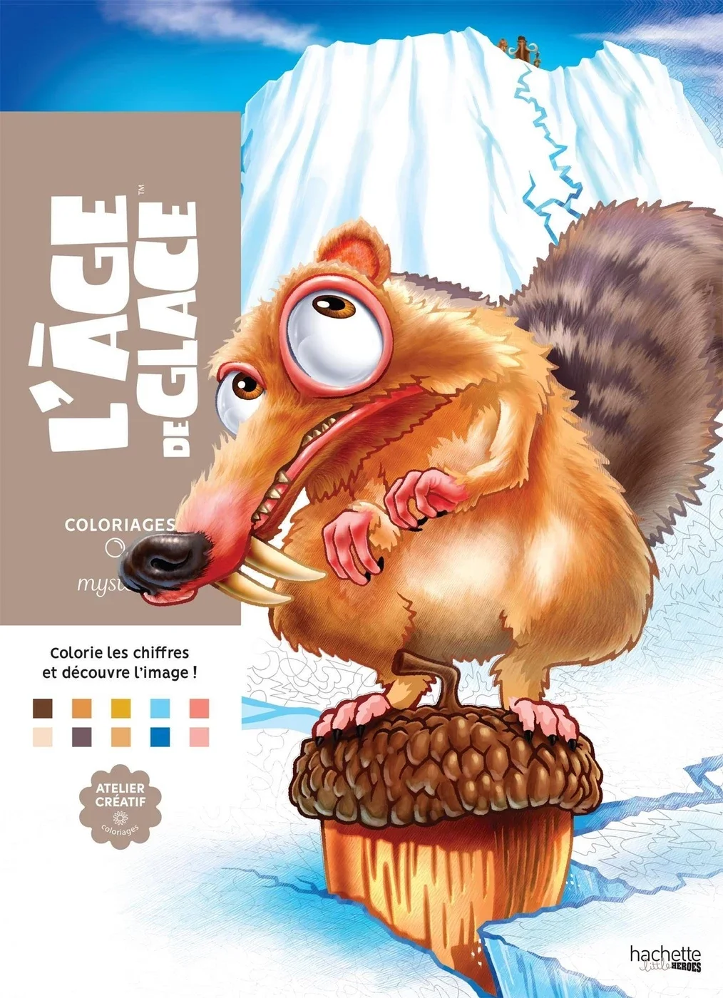 Mysterieuze kleurplaten - IJstijd/ Coloriages mystères - L'Âge de glace