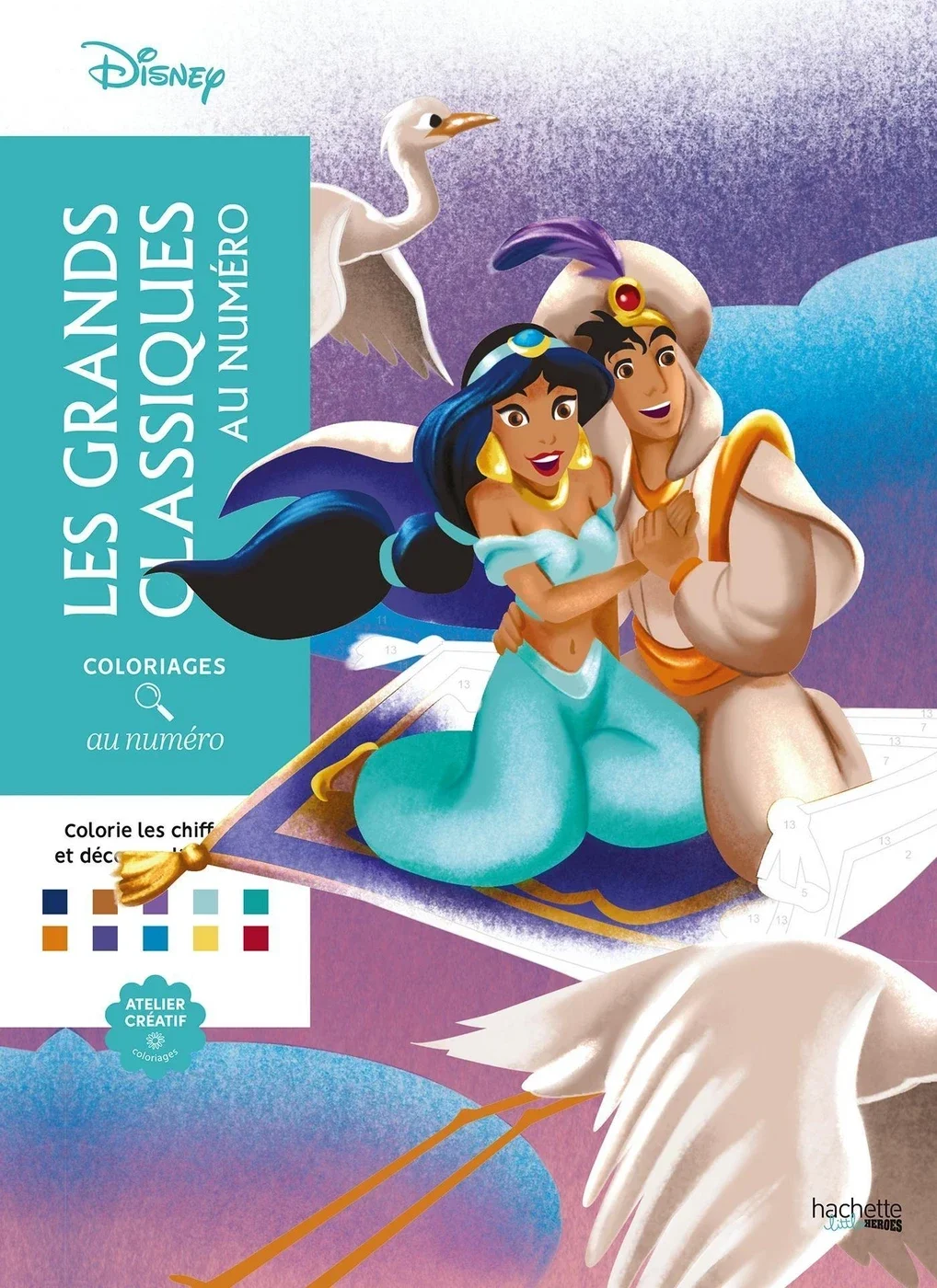 Disney Kleurplaten - De Grote Klassiekers/ Coloriages au numéro Disney - Les Grands classiques