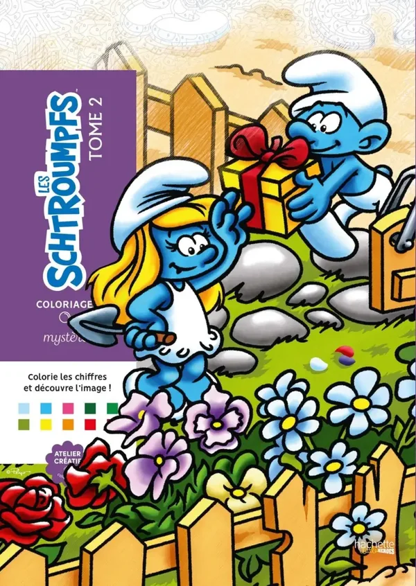 Mysterieuze kleurplaten - Smurfen deel 2/  Schtroumpfs Tome 2