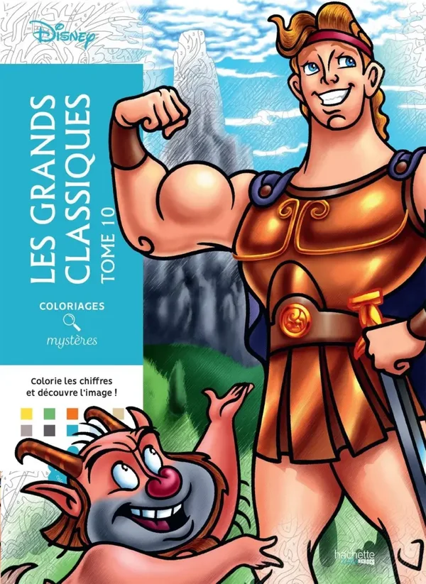 Disney Mystery Kleurplaten - De Grote Klassiekers Deel 10/ Coloriages mystères Disney - Les Grands classiques Tome 10