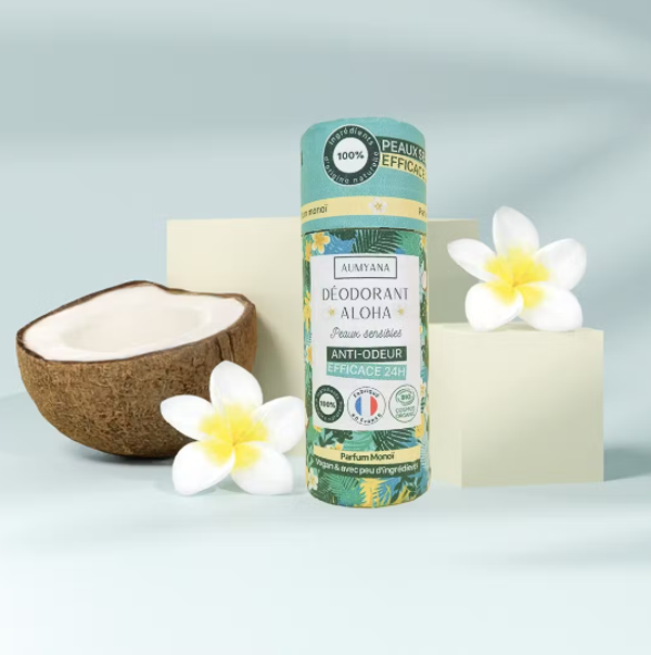 Déodorant solide Coco Monoï - Aumyana