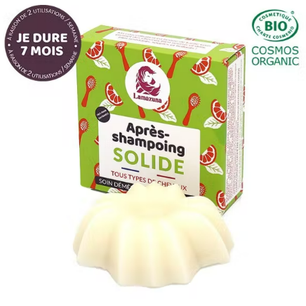 Après shampoing démêlant tout type de cheveux  - Agrumes - Lamazuna