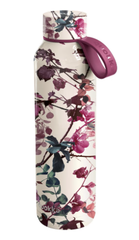Bouteille isotherme 630 ml avec Isolation par Double Paroi  - "Branches fleuries"" - Quokka