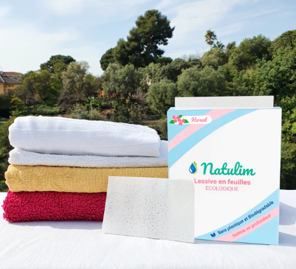 Lessive en feuille concentrée Senteur Floral 40 lavages - Natulim