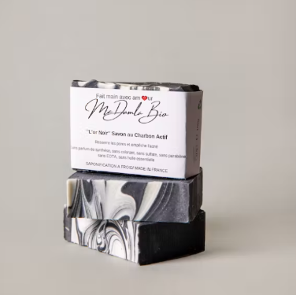 Savon au Charbon Actif ''L'or Noir'' -  MADAMLABIO
