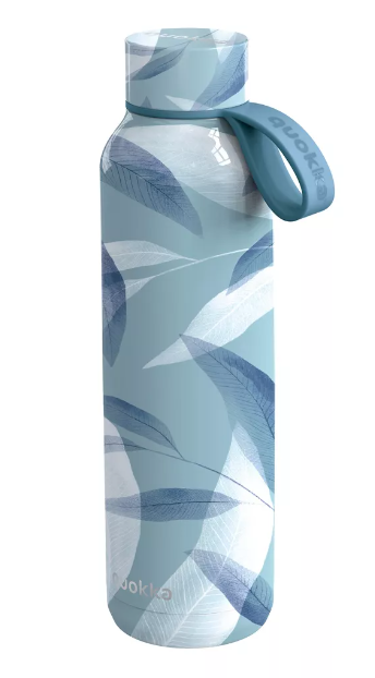 Bouteille isotherme 630 ml avec Isolation par Double paroi - "Feuilles glacées" - Quokka
