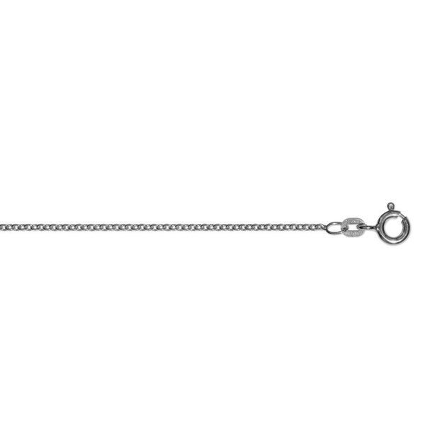 Rundanker 1,50 mm 925/- Silber rhodiniert