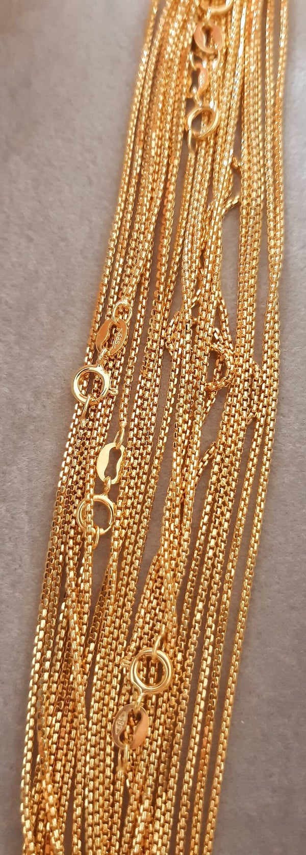 Schnäppchen: Wunderschöne Kette, komplett 585er Gold - 45cm