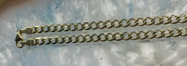 Panzerarmband weit facettiert 3,90 mm - Gelbgold