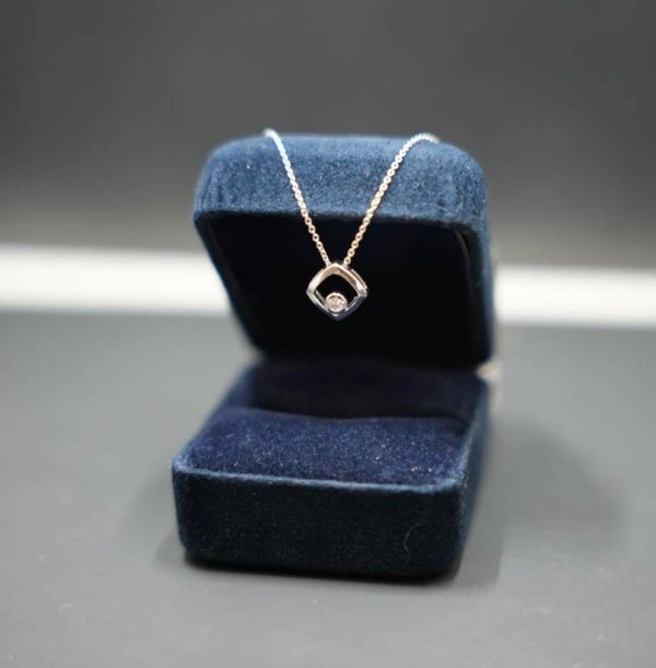 Collier 585er Weißgold, Brillanten Top Wesselton