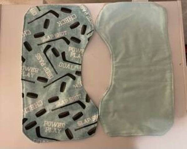 Hockey Baby Burp Rag