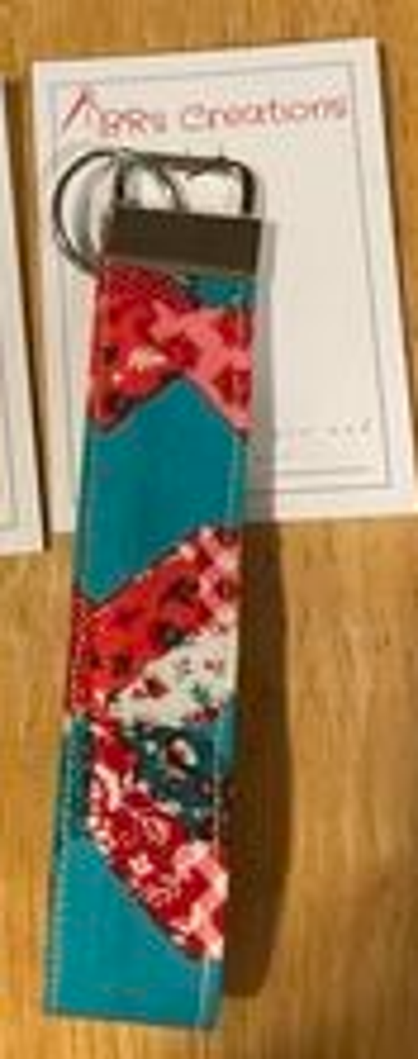 Quilt Key Chain Fob