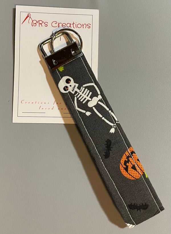 Skeleton Halloween Key Fob