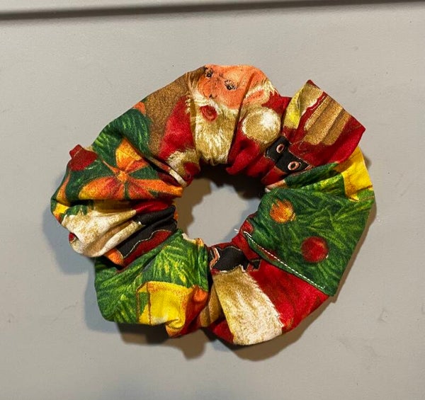 Santa Hair Scrunchie