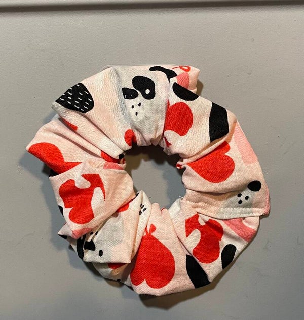 Puppy Love Hair Scrunchie