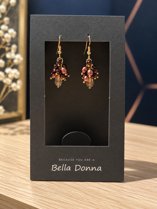 Amber Nocturne Earrings