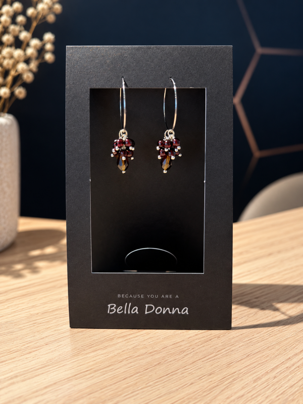 Crimson Elegance Earrings