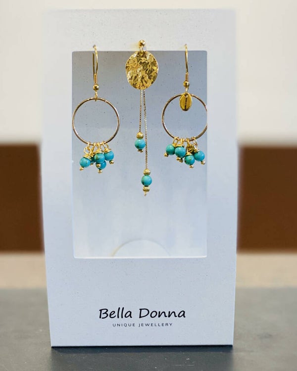 The Doubter Turquoise & Gold