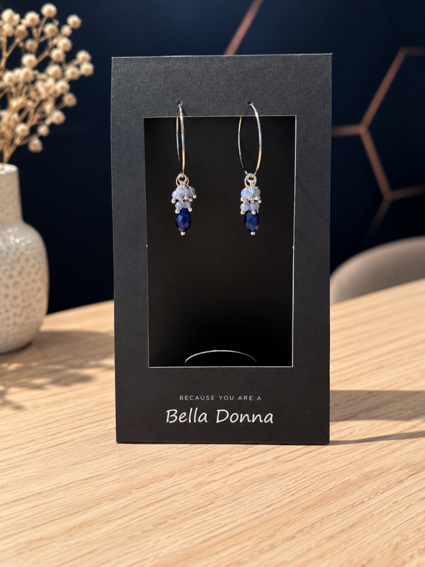 Moonlit Azure Earrings