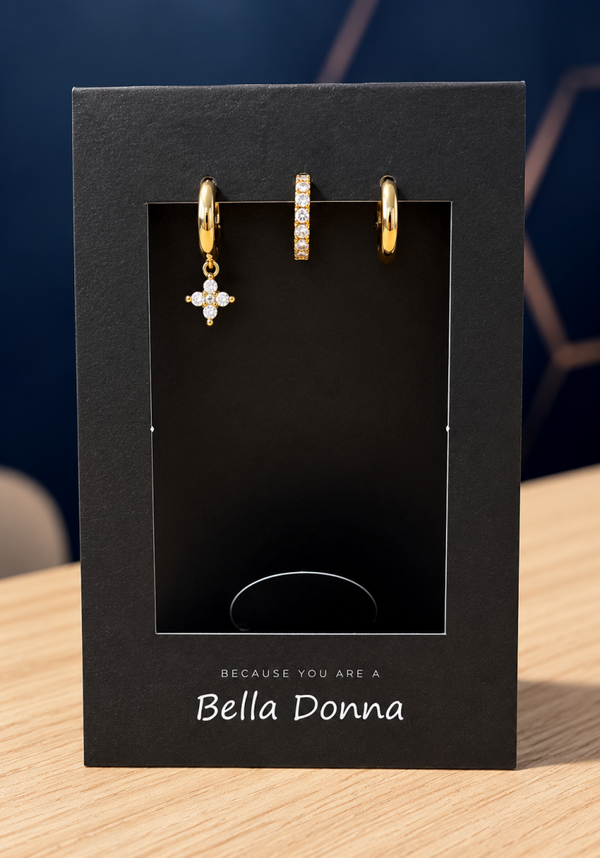 Crystal Hoop Earrings