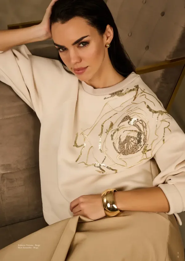 Samantha skirt beige