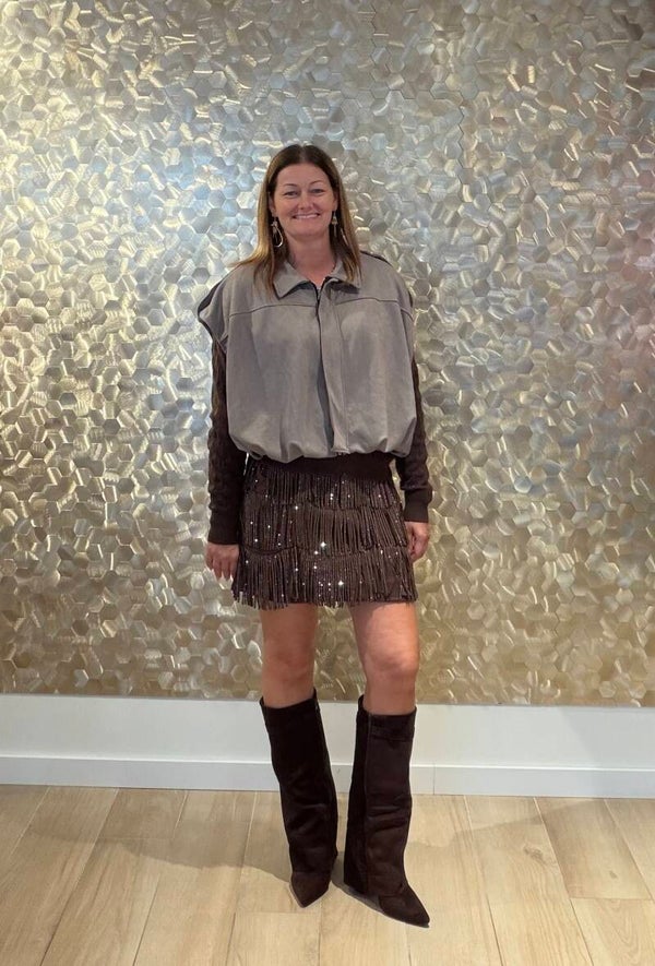 The Midnight Fringe Skirt