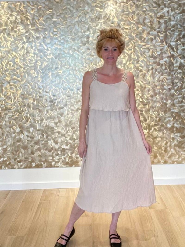 BD summer dress nude