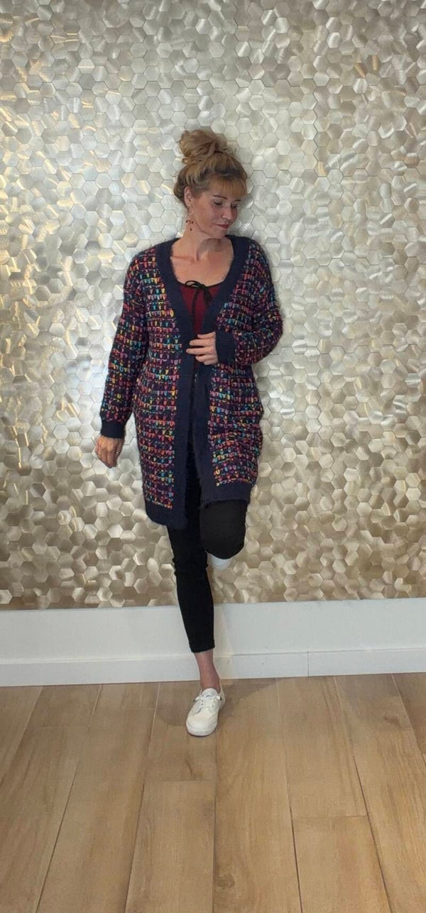 Midnight Confetti Gilet
