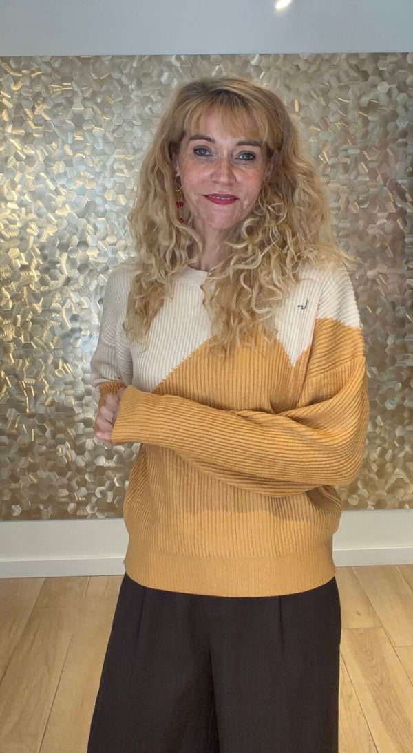 Golden Dune Soft Knit Sweater