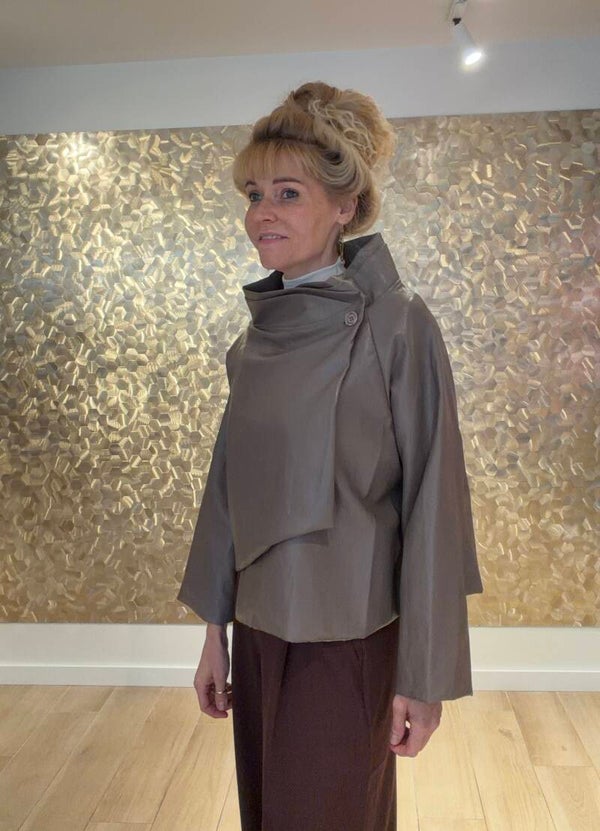 The Sienna Asymmetric PU Jacket