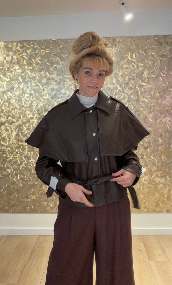 The Noelle Cape Jacket