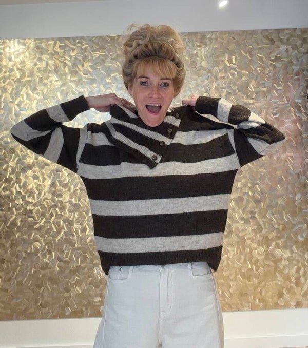 striped sweater
