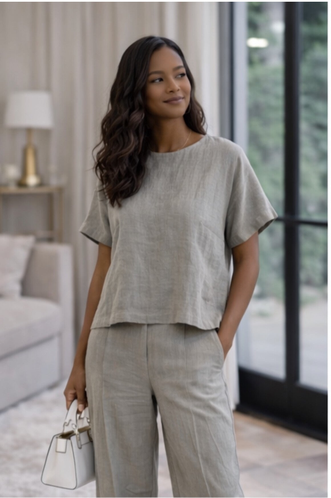 Due Amanti Anny Co-ord Set – Naturel Mélange