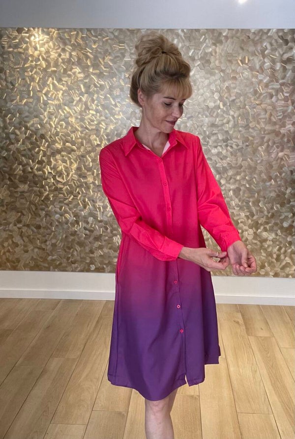 Fuchsia Sunset Dress ✨