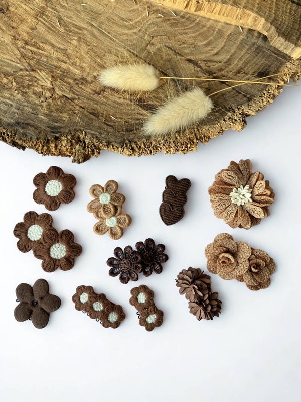 Mix & Match antislip speldjes: bruin