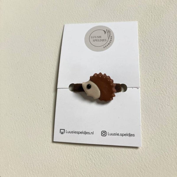 Haarelastiekje egel