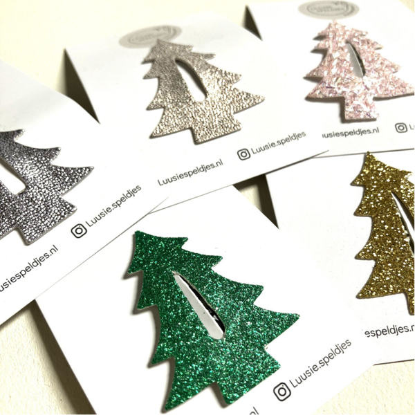 Haarspeldje kerst | kerstboom
