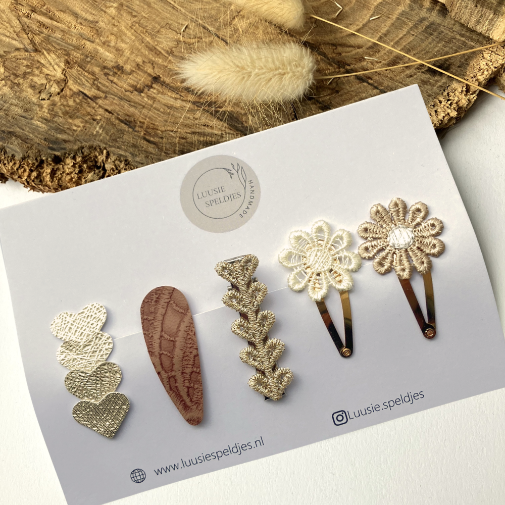 Haarspeldjes klikklak set Mila