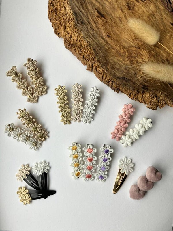 Haarspeldjes Mix & Match: bloem Suze