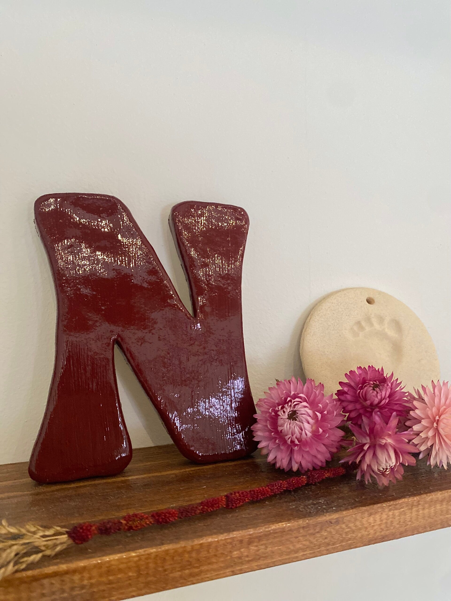 Bokstav initial 18x3 cm